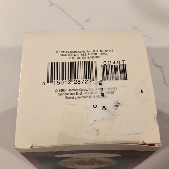 Hallmark Christmas 1995 tree ornament Norman Rockwell Santa’s Visitors EUC boxed - Picture 3 of 9